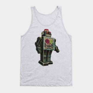 Vintage Mechanical Gear Robot Sci-Fi Tank Top